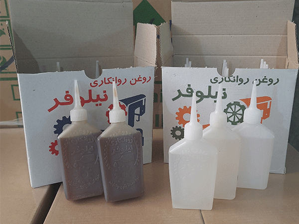 فروش مستقیم روغن چرخ خیاطی نیلوفر از کارخانه